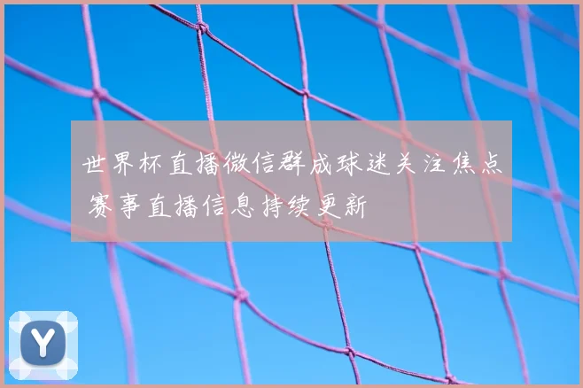 世界杯直播微信群成球迷关注焦点 赛事直播信息持续更新